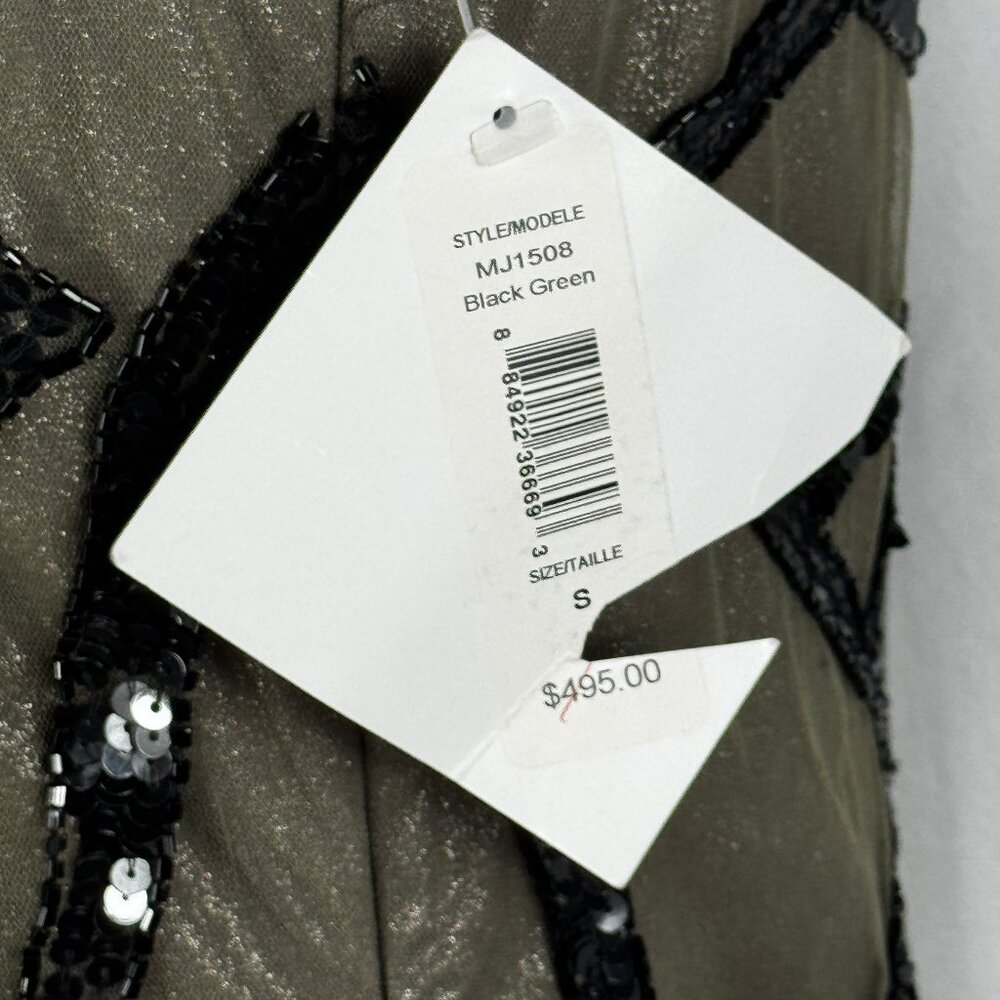 ✨ NWT Mark & James by Badgley Mischka Art Deco Sequin Dress | Size Small | $495 - Picture 10 of 14